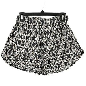 American City Wear Shorts Womens M High Rise Pull On Lounge Peasant Cottage